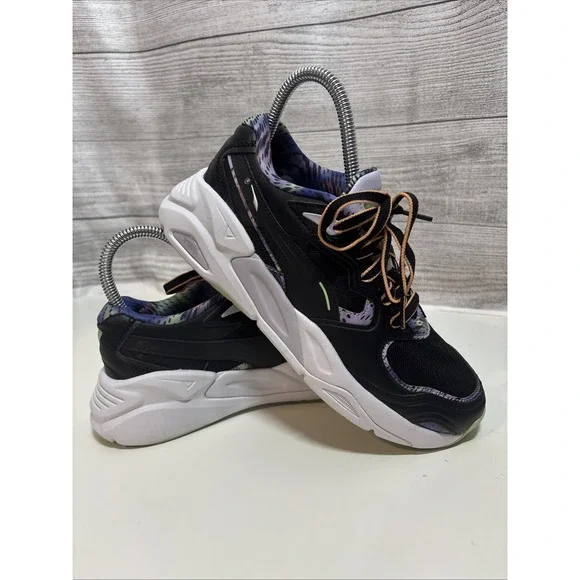 Puma Womens 7.5 Trc Mira Feelin Xtra Black Sneakers Casual Shoes 38945701 - Picture 1 of 10